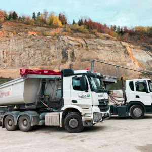 habö Schlepper schuttguttransport bei Nussbaumer