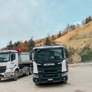 Schüttguttransport bei Nussbaumer