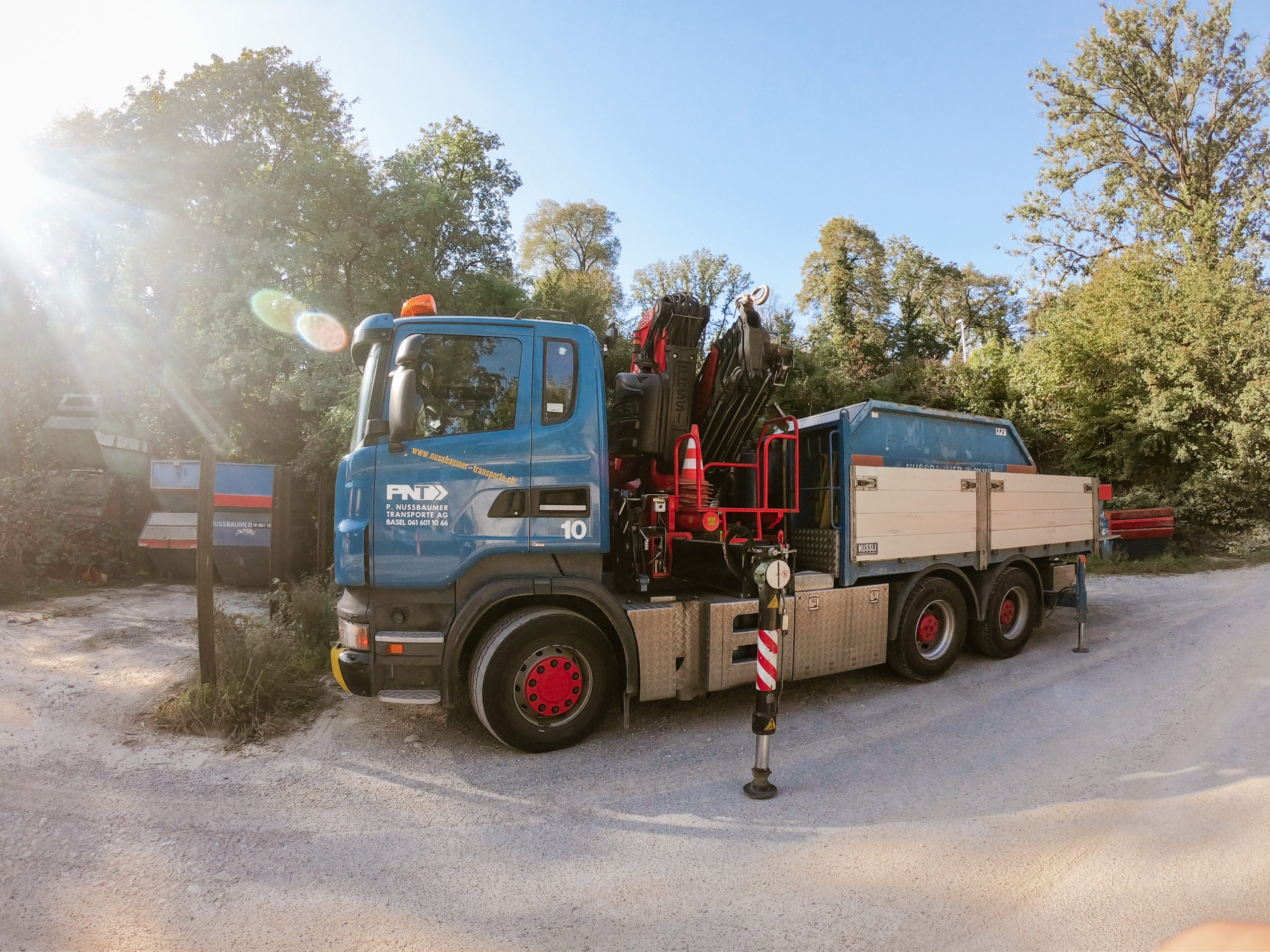 LKW Kran in Basel - Nussbaumer